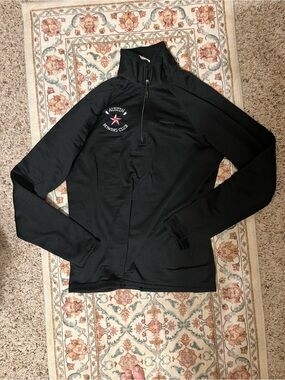 Patagonia Black Quarter-Zip Jacket with Austin Rowing Club Logo